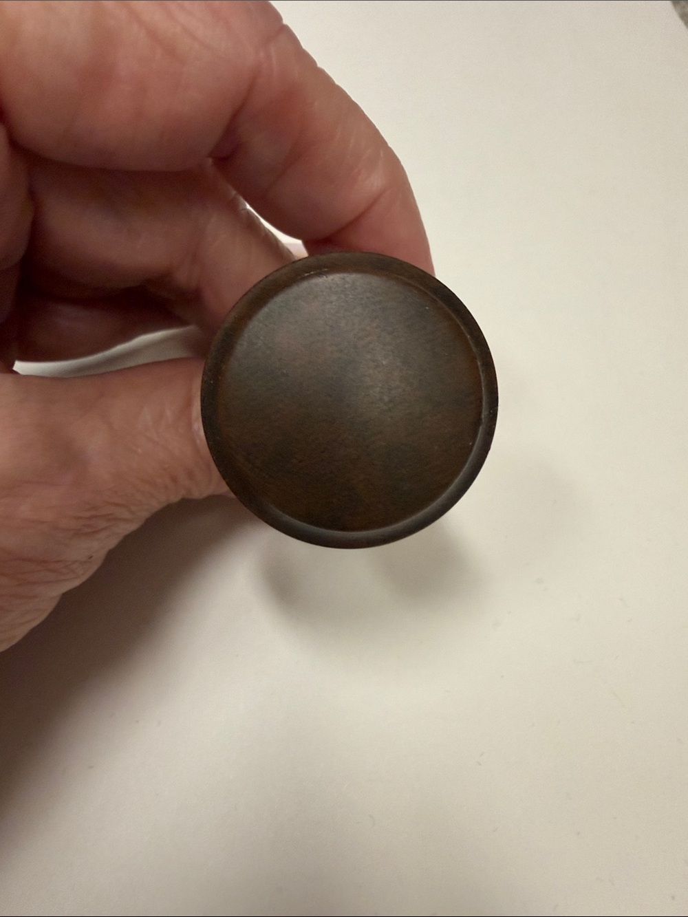 Oil-rubbed Aged Bronze Cabinet Knobs, 1 1/4 diameter